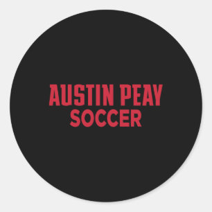 Pegatina Redonda Universidad Estatal Austin Peay Gobernadores de Fú