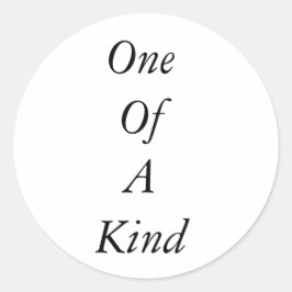 Pegatina Redonda Uno De Los Pegatinas