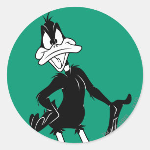 Pegatina Redonda Upset DAFFY DUCK™