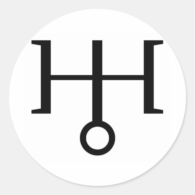 PEGATINA REDONDA URANUS (Anverso)