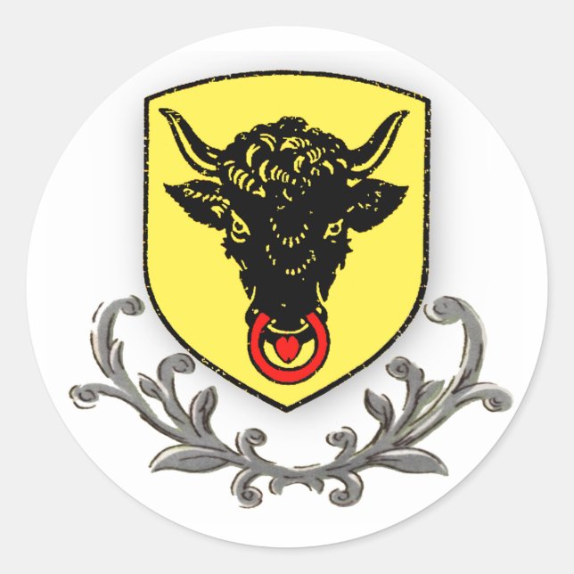 Pegatina Redonda Uri (Anverso)