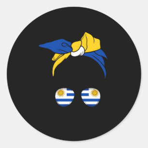 Pegatina Redonda Uruguaya, patrimonio uruguayo, bandera uruguaya