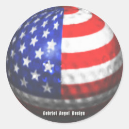 Pegatina Redonda US Golf