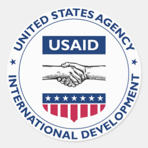 PEGATINA REDONDA USAID