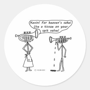 Pegatina Redonda Usar válvula de corte