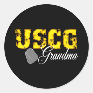 Pegatina Redonda uscg99Grandmablk