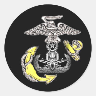 PEGATINA REDONDA USMC EOD 2