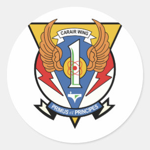 Pegatina Redonda USS America CVW-1