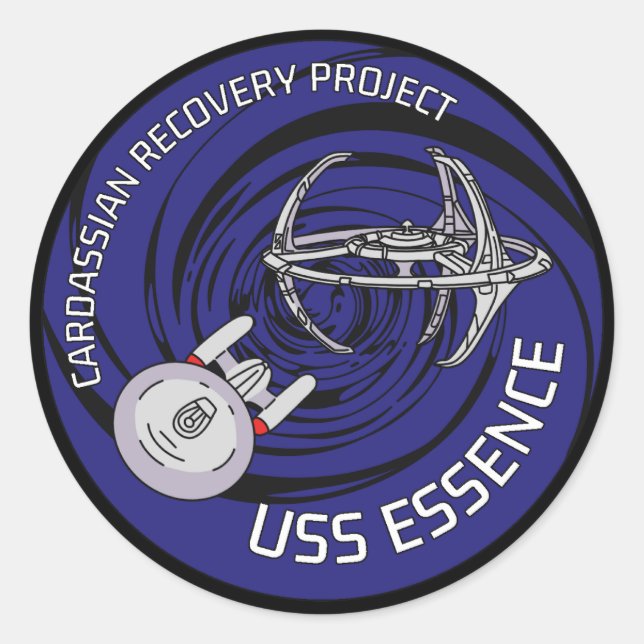 Pegatina Redonda USS Essence Patch (Anverso)