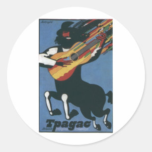 Pegatina Redonda USSR CCCP Guerra Fría Posters de propaganda de la