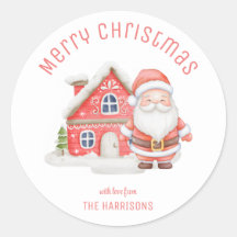 Vacaciones de los Navidades Cute Santa Cottage