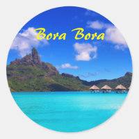 Vacaciones en Isla Escénica de Bora Bora Tropical
