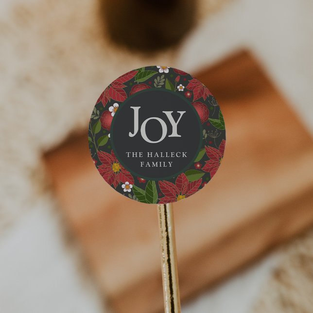 Pegatina Redonda Vacaciones personalizadas "JOY" en el Jardín de In (Subido por el creador)