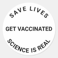Vacunarse, la ciencia es real, salvar vidas Person