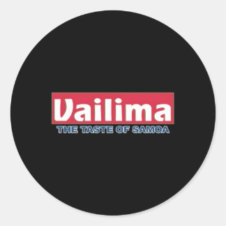 Pegatina Redonda Vailima tribal samoana