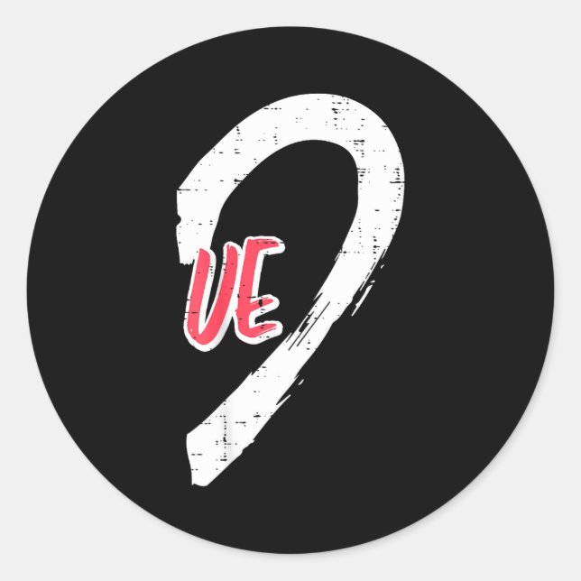 Pegatina Redonda Valentines Day Matching Love Ve Heart Cute Couple  (Anverso)