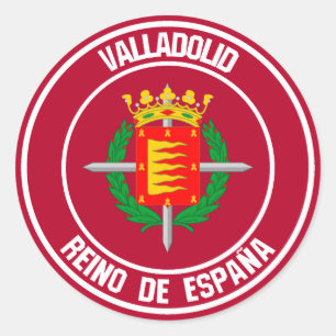 Pegatina Redonda Valladolid Round Emblem