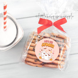 Pegatina Redonda Vamos a asustarnos