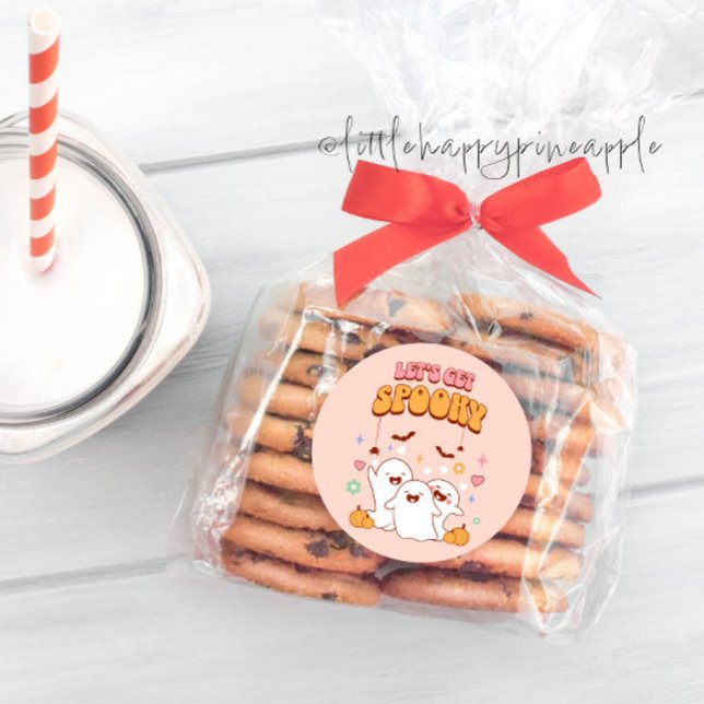 Pegatina Redonda Vamos a asustarnos (Subido por el creador)