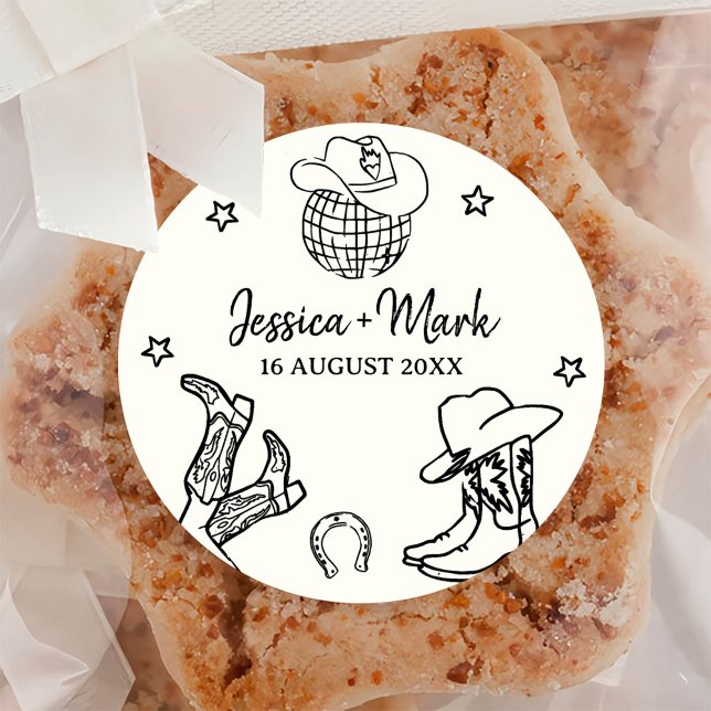 Pegatina Redonda Vamos Chica Nashville Bachelorette Party (Subido por el creador)