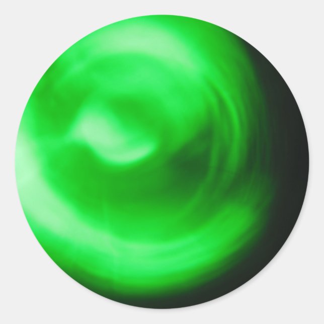 Pegatina Redonda ¡Vamos luz verde! ¡Buen trabajo! Recompensa de est (Anverso)