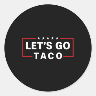 Pegatina Redonda Vamos Taco 6