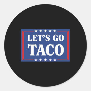Pegatina Redonda Vamos Taco Shirt Vamos Taco 23