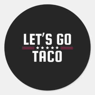 Pegatina Redonda Vamos Taco Shirt Vamos Taco 32
