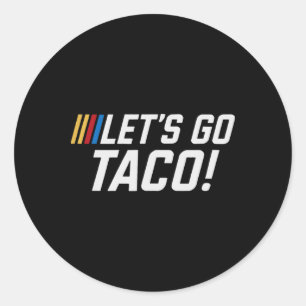 Pegatina Redonda Vamos Taco Shirt Vamos Taco 38