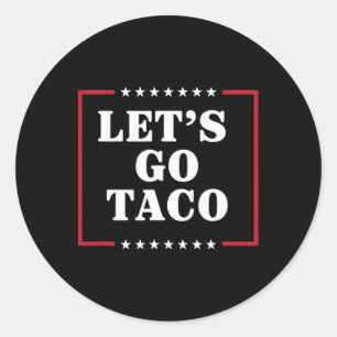 Pegatina Redonda Vamos Taco Shirt Vamos Taco 42