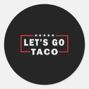 Pegatina Redonda Vamos Taco Shirt Vamos Taco 47