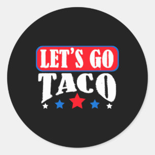 Pegatina Redonda Vamos Taco Team Vamos Taco