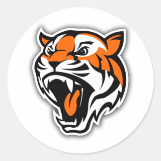 PEGATINA REDONDA ¡VAMOS TIGRES!