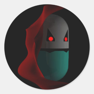 Pegatina Redonda Vampire Prozac Parodia Pilares