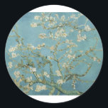 Pegatina Redonda Van Gogh Almond Blossom<br><div class="desc">Disfrute de la belleza de las pinturas de Vincent Van Gogh en cualquier momento. Uno de los cuadros más famosos,  el de Van Gogh - Van Gogh Almond Blossom - es vibrantemente colorido y sigue siendo una obra de arte popular que se vende hoy en día.</div>