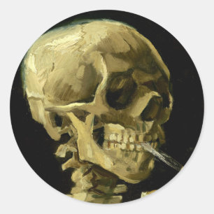 Pegatina Redonda Van Gogh Smoeleton