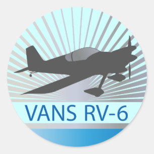 Pegatina Redonda Vans RV-6