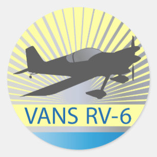 Pegatina Redonda Vans RV-6