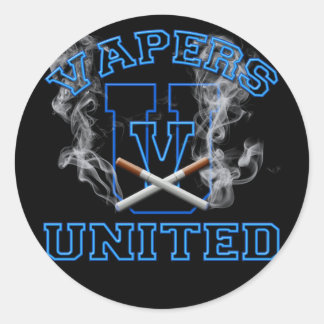 PEGATINA REDONDA VAPERS UNITED