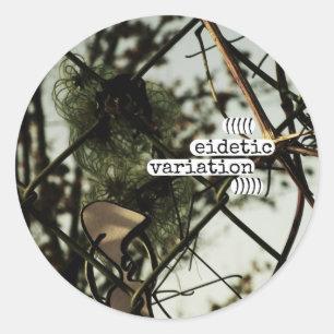 Pegatina Redonda variación eidética