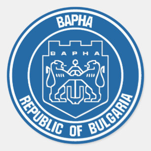 Pegatina Redonda Varna Round Emblem