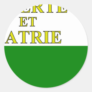 Pegatina Redonda Vaud, Suiza