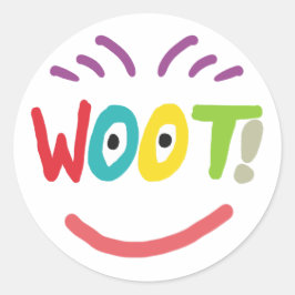 Pegatina Redonda ¡Vaya!