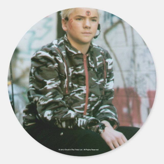 Pegatina Redonda Ved The Tribe (Anverso)