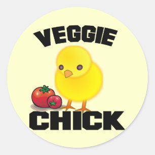 Pegatina Redonda Vegan