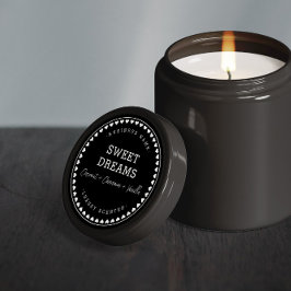 Pegatina Redonda Vela | Atasco | Pegatinas de diseño de etiquetas d