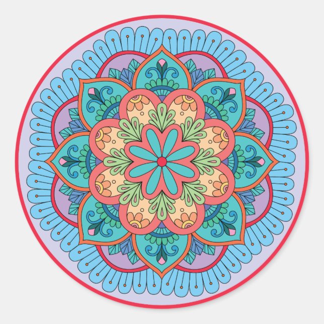 Pegatina Redonda Vela de cera de soja favorita (Anverso)