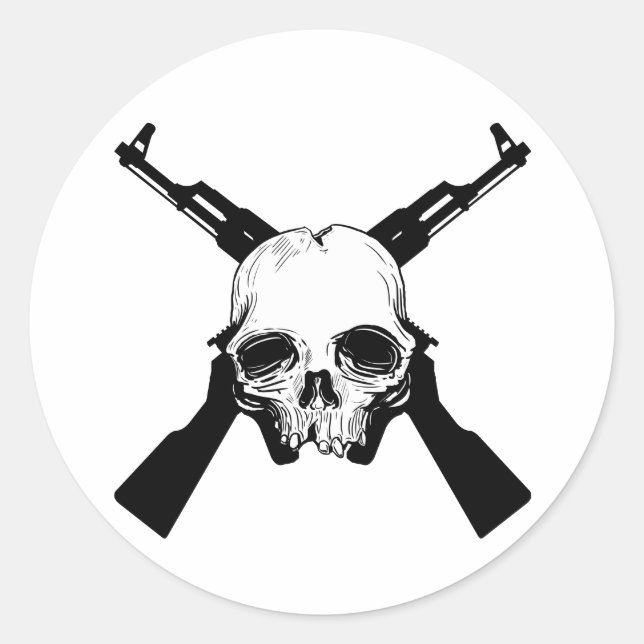 Pegatina Redonda Ven a buscarlas (Anverso)