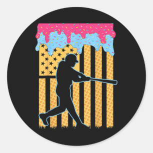 Pegatina Redonda Vender Drip Boys Drider Helado Vender Fl Estadouni