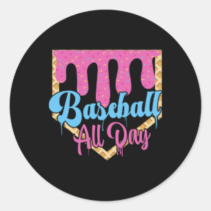 Pegatina Redonda Vender Drip Boys Helado Perforación Juvenil Vender